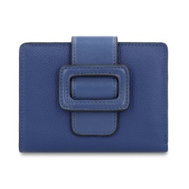 Picard PAOLA Women's Genuine Leather Purse Medium with Press Stud Purse Everyday Going Out, royal, Unit size