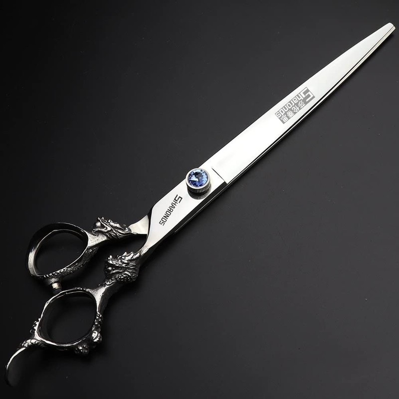 Professional Hairdressing Scissors 7/7.5/8 Inch Hairdressing Scissors Gold and Black