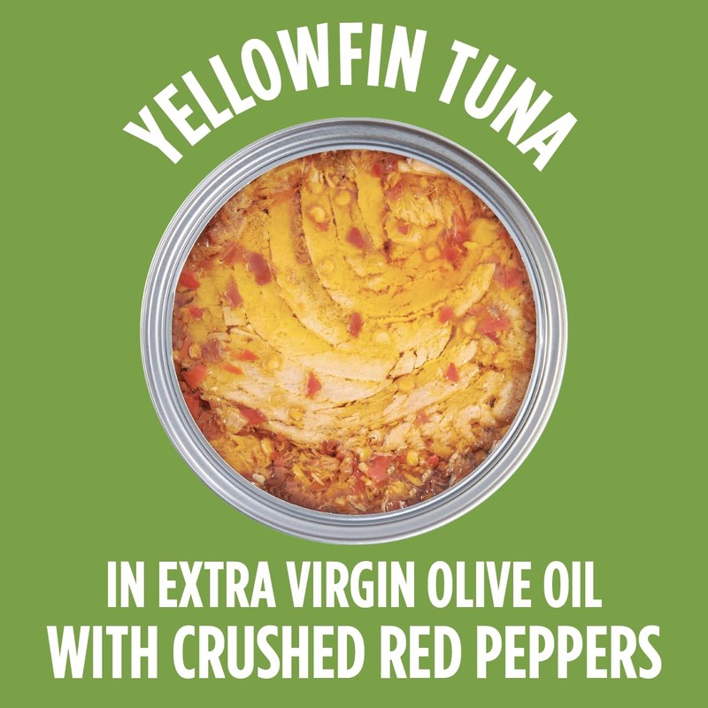 StarKist E.V.O.O. Solid Yellowfin Tuna with Crushed Red Peppers and