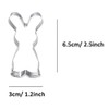 WDYJMALL Bunny Rabbit Shaped Cookie Cutter