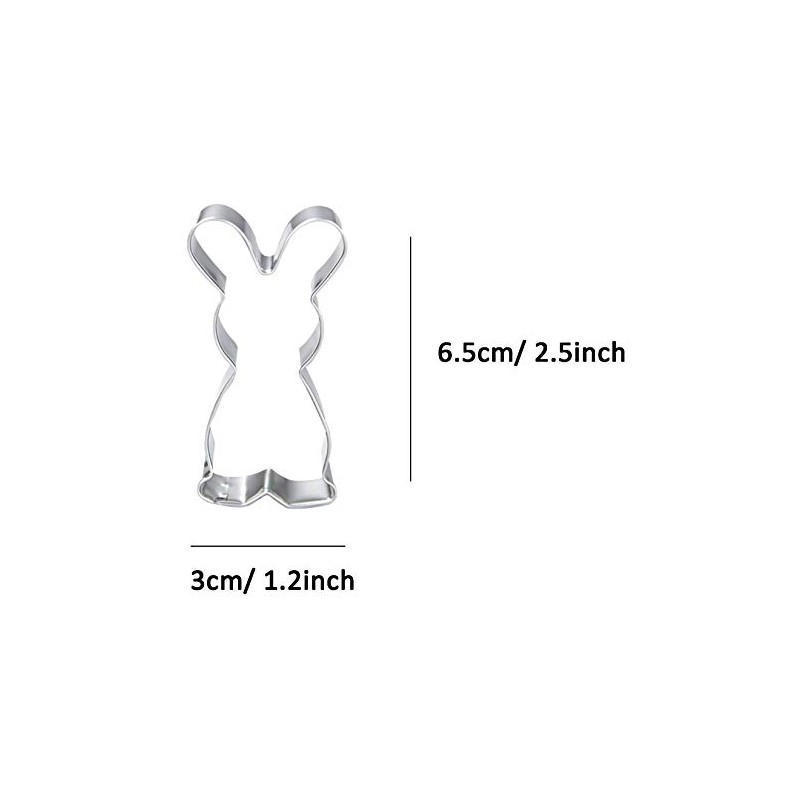 WDYJMALL Bunny Rabbit Shaped Cookie Cutter
