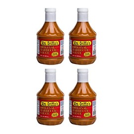 4 Pack Mrs Griffin's Regular BBQ Sauce 32 oz -Tangy Mustard Based BBQ Sauce