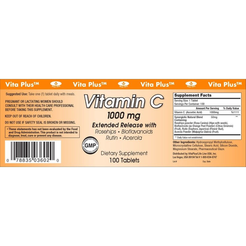 Vita Plus 3 Pack Vita Plus Vitamin C 1000 mg