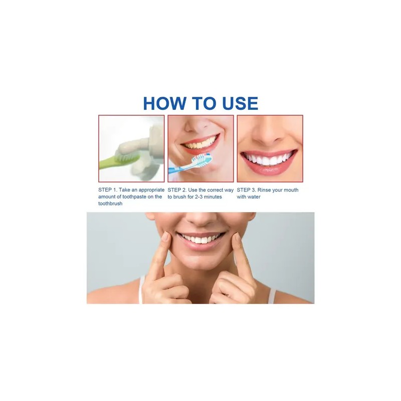 Sp-6 Whitening Probiotics Toothpaste Toothbrushes, 3pcs