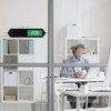 ANDCHI 2 Pcs Home Out Sliding Sign Plate Door Sign