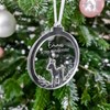 Mein erstes Weihnachten Baby Weihnachtskugel mit Name - Baumschmuck REH
