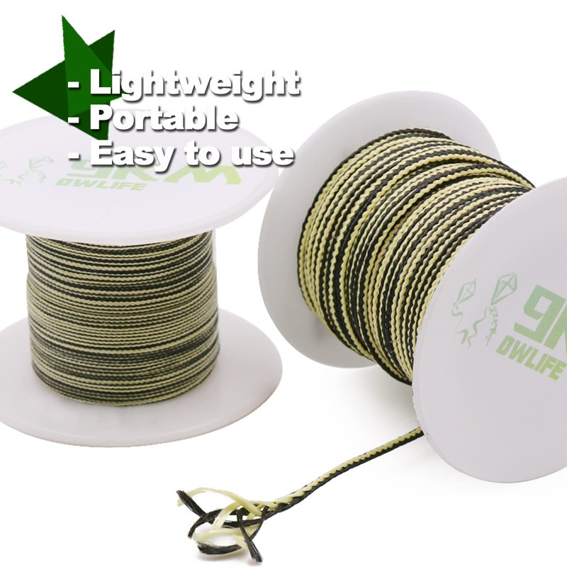 9KM DWLIFE Kevlar Cord Kevlar Line, High Strength, Abrasion Resistance,