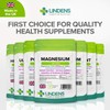Lindens Magnesium Tablets 500mg, 1000 Tablets - Reduces Tiredness &