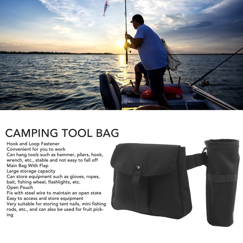 Tool Storage Waist Bag Multi Function PVC Composite Fabric Waterproof