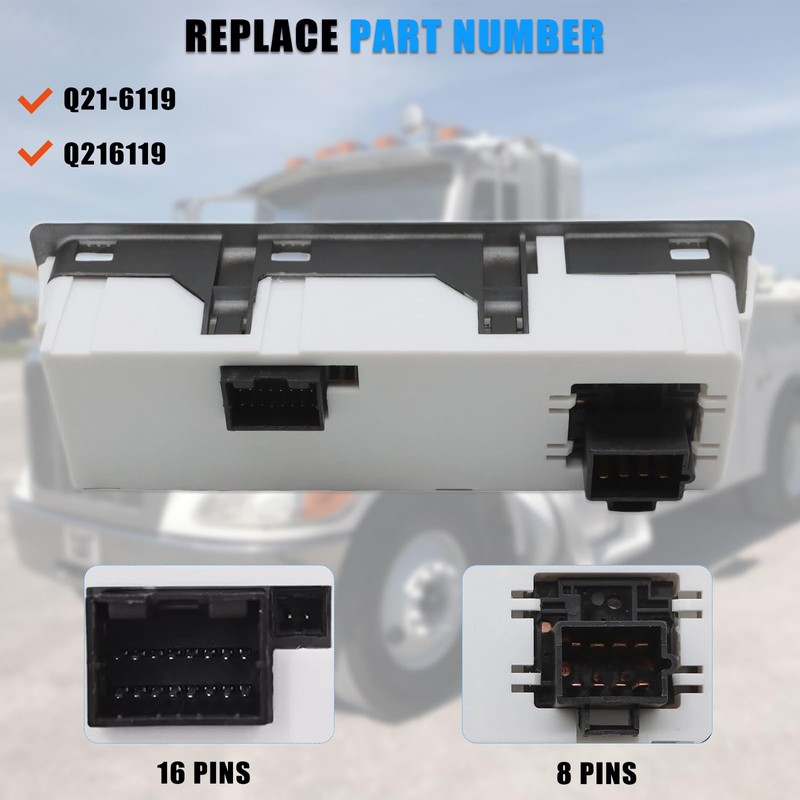 Q21-6119 HVAC A/C Heater Climate Control Module Panel Switch Fits