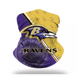 Baltimore ravens face mask neck gaiter
