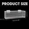 Fish Viewing Box Container with Lid and Scale, Acrylic Portable