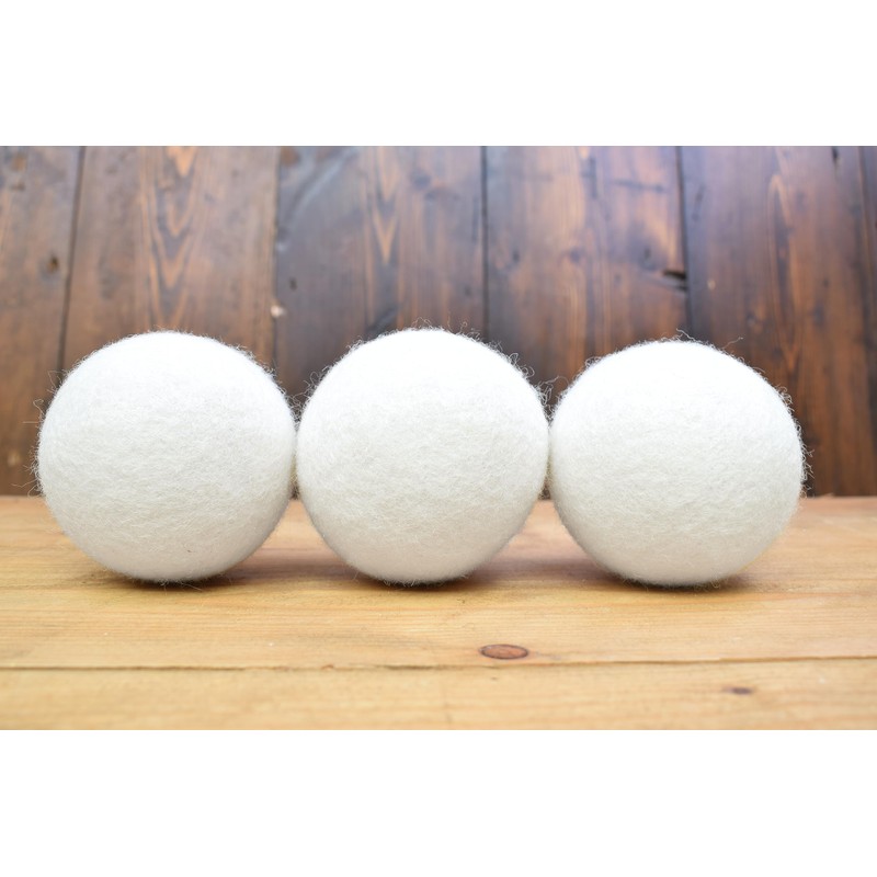 Pachamama Handmade XL Wool Tumble Dryer Balls 7cm 3 Pk