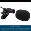 Mercader Digital 3 Pzs Mini Micrófono Lavalier Clip Solapa Jack