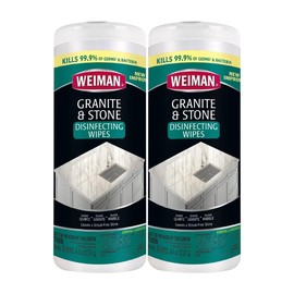 Weiman Granite & Stone Disinfecting Wipes, 30 Wipes ( 2-Pack )