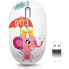Wireless Mouse with Nano Receiver for PC, Laptop, Notebook, Computer,