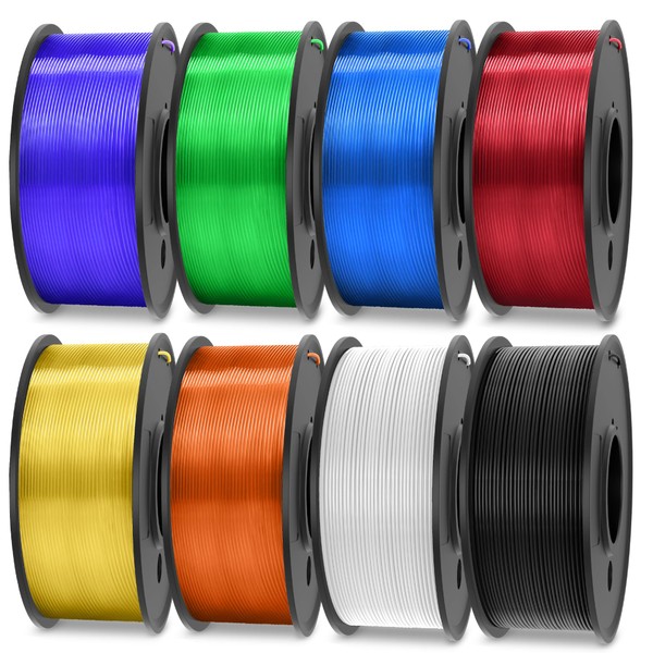 TECBEARS PLA 3D Printer Filament 1.75mm, 0.25kg Each Spool, Total