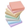 EOOUT 8 Pads Pastel Sticky Notes, 3x3 Inches, Super Adhesive