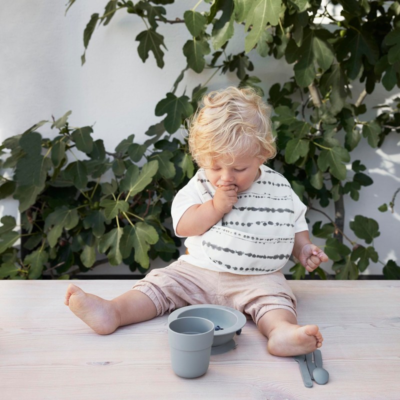 Elodie Details Baby Bib with Crumb Tray - Washable -