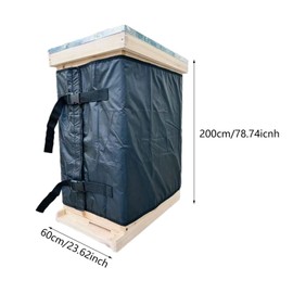 Qianly Winter Bee Hives Wrap Beehive Winter Protection Cover, Cozy, Lightweight Beekeeping Accessories Warm Bee Hives Insulation Wrap, for 8 and 10 Frame