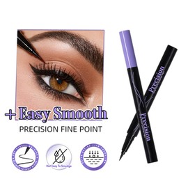 2 Stück Black Eye Liner, Waterproof Eyeliner, Klare Linienführung, Lange Haltbarkeit, Leicht aufzutragen, Wischfest, for Eye Makeup for a Perfect Eye Wing, Für alle Augenformen Geeignet