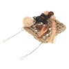 Bird Foraging Wall Toy Safety Parrot Woven Hanging Mat Climbing