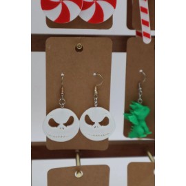 Undisclosed Jack Skellington Earrings Nightmare Before Christmas Jewelry Gift 3D Printed
