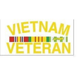 5.5" VIETNAM VETERAN MILITARY WAR STICKER WINDOW CAR DECAL