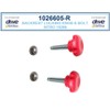 Replacement Parts for Drive Nitro Rollator, 10266 (5.Red Backrest Knob