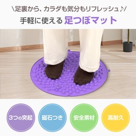 Alice in the Land of Miscellaneous Goods Foot Mat Walking Foot Point Press Foot Mat Foot Mat Foot Care Diet Health Home Care (Blue)