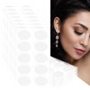 500PCS Earlobe Support Patches for Earrings Invisible Protectors Earring Stickers Earlobe Support Patches for Heavy Earrings Tape for Long Time Earringes Supportes for Heavy-Earring