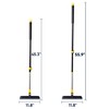 Yocada Floor Scrub Brush Telescopic Handle 2 in 1 Scrape