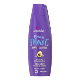 Shampoo Aussie Miracle Moist de aguacate en botella de 360mL por 1 unidad