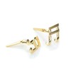 9ct Yellow Gold Music Note Andralok Stud Earrings/Studs