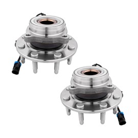 PM Auto Front Wheel Hub Bearings Assembly Replacement for 2001-2006 GMC Sierra 2500 Hd 4WD with 8 Stud Hub, Wheel Bearing Hubs Pair of 2