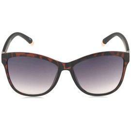 Laundry by Design womens Ld226 UV Protective Square Sunglasses Wear All Year A Stylish Gift 59 mm, Tortoise & Black, mm US