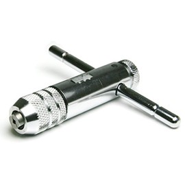 Ratcheting T Handle Tap Wrench Premium #0 to 1/4" and 1/4" to 1/2" Varieties (1/4" - 1/2")