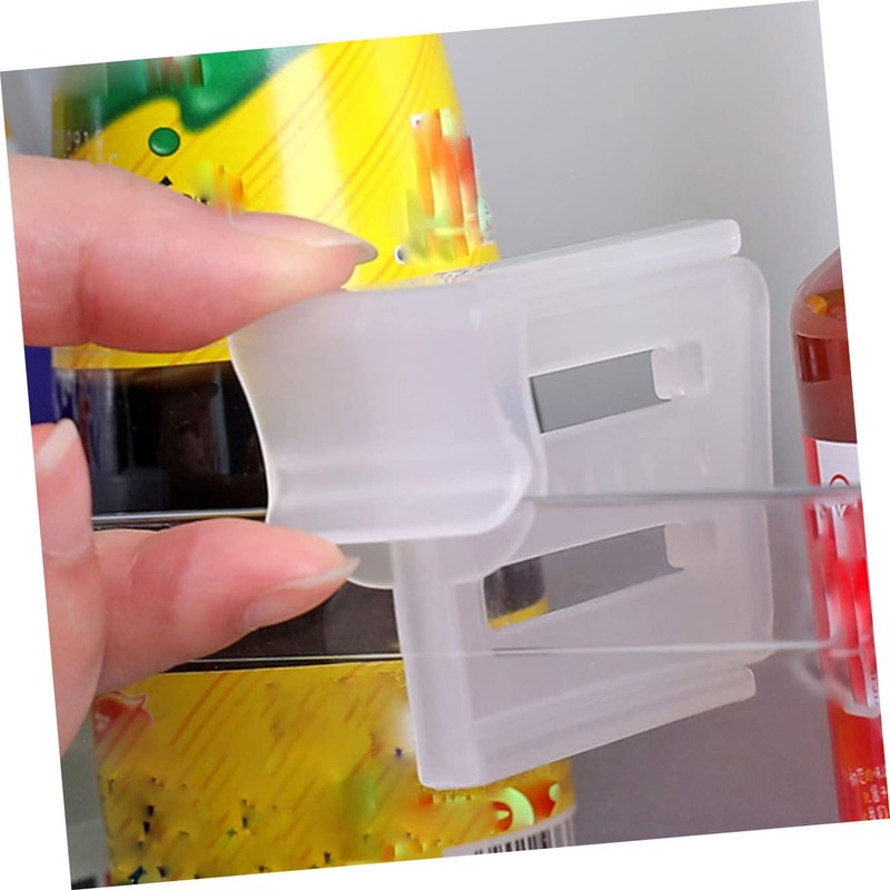 Operitacx 8Pcs Expandable Fridge Organizers Side Door Dividers for Refrigerator