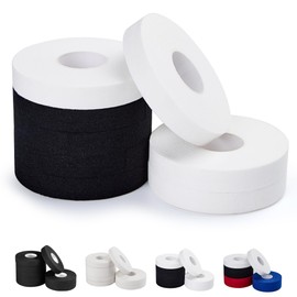 8 Pack Pro Finger Sports Tape, 0.5 in x 45 Ft Finger Tape for BJJ, Athletic Tape for Judo, Jiu-Jitsu, Wrestling, Rock Climbing, Weightlifting, Black & White