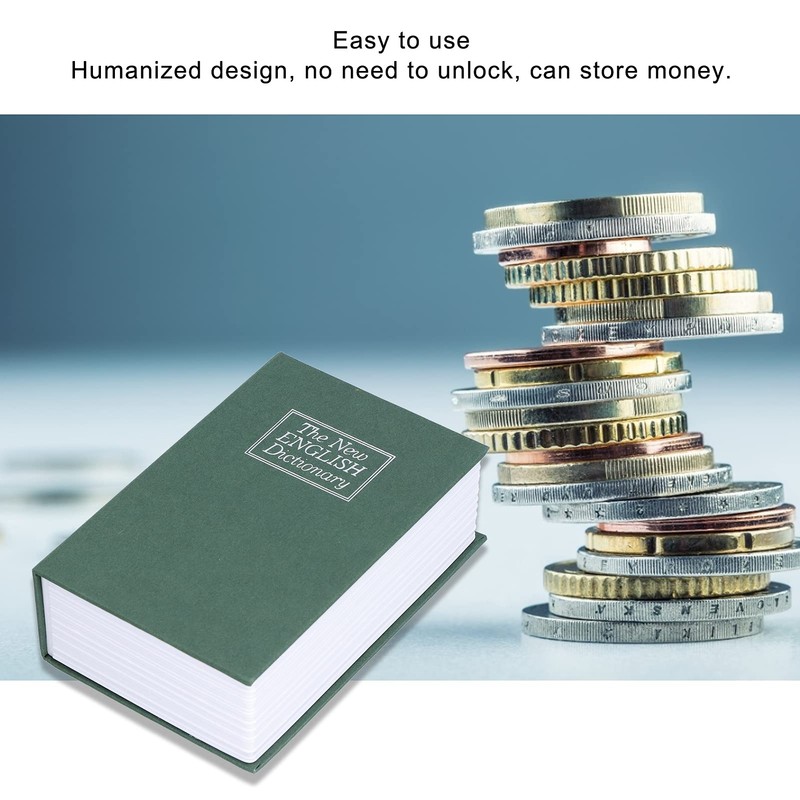 Tissting Book Safe with Combination Lock, 18 x 12 x