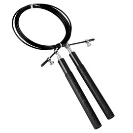 Cuerda para saltar velocidad con mango de aleación de aluminio para gimnasio, cardio, crossfit, fitness, entrenamiento                                