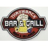 Throwback Bar & Grill Beer Billiards Game Vintage Retro Style Patch Cap Hat