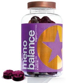Starpowa Meno Balance | 60 Vegan Gummies | Blackcurrant Flavoured | Vitamin B6, B12 | Vegan | Gluten Free | Keto Friendly