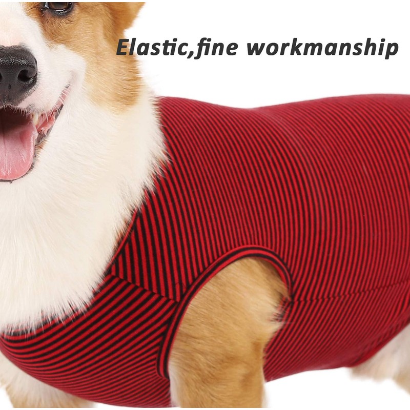 WEONE Camisetas de verano para perros, chaleco de algodón a