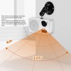 Wireless Infrared Motion Sensor Alarm 2500mA Rechargeable Waterproof Body Induction