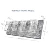 BeSuerte Rustic Antique Mason Jar Organizer Hanging Wall Holder for