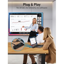 Lemorele Wireless HDMI Transmitter and Receiver Kit Support 4K@30Hz HD Transmit up to 164FT, Wireless HDMI Extender Plug and Play, Streaming Video Audio (HDMI TX+RX)