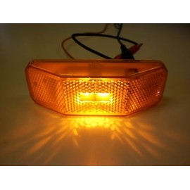J-225-A 4 x 1-3/8" Amber LED Clearance Marker Light Bargman 99 replacement