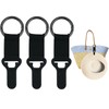 3Pcs Hat Clip for Travel on Bag, Portable Hat Holder