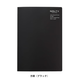 Noritsu NOLTY NWG11 Notebook, A5, Squared, White Paper, 96P, Black